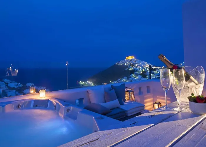 Elegant Ble Air Conditioning Hot Tub فيلة Astypálaia